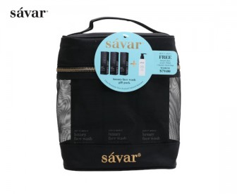 Savar 奢华洗面奶 4件套(洗面奶 180mlx4个+纱网袋) Savar 奢华洗面奶 4件套(洗面奶 180mlx4个+纱网袋)
